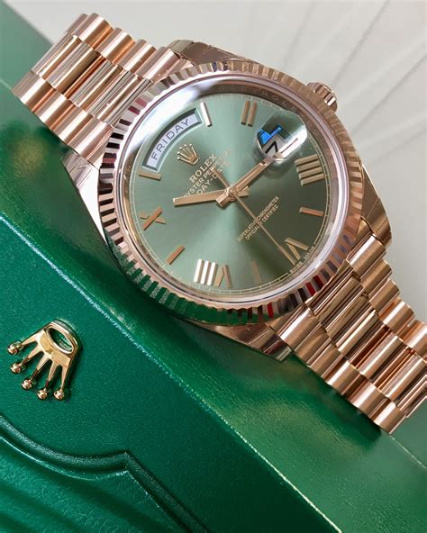 rolex everose gold day date men's watch|Rolex Day-Date reference 228235.